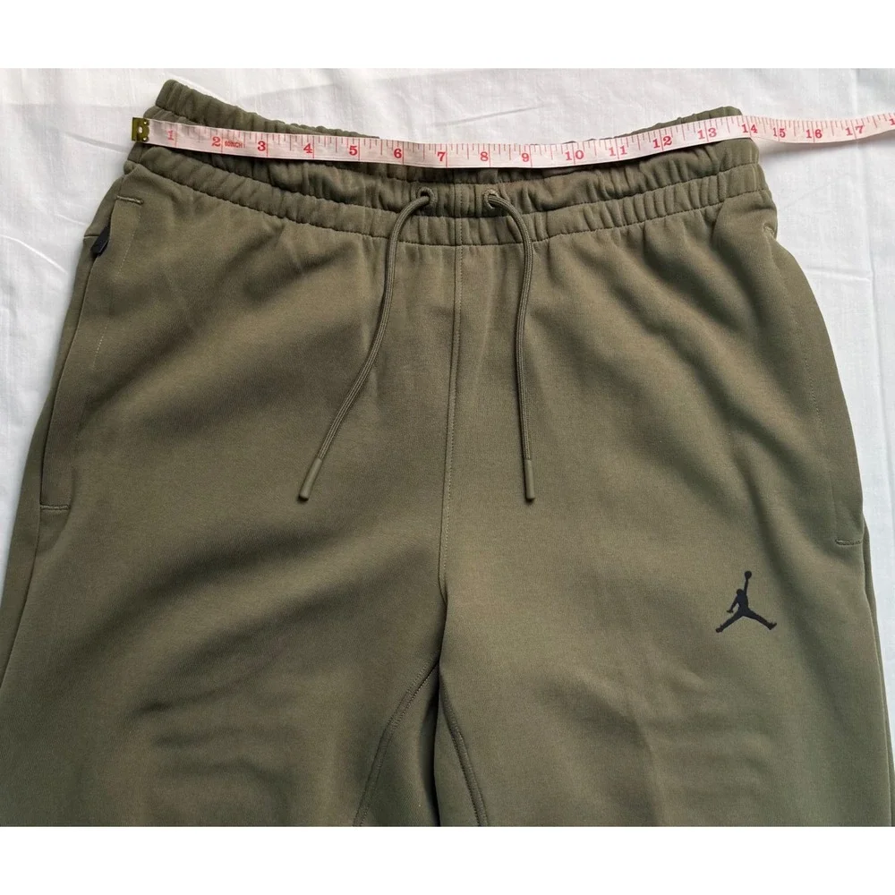 Jordan Sport Hoop Fleece Dri-FIT Mens Pants Sweatpants Olive Green Small NWT